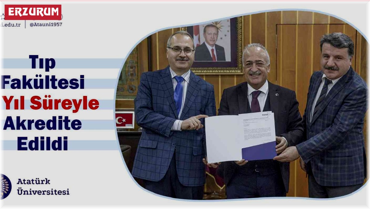 Tıp fakültesi 6 yıl süreyle akredite edildi