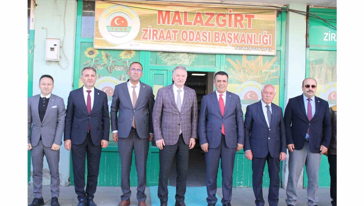 TMO Genel Müdürü Güldal, Malazgirt'te incelemelerde bulundu