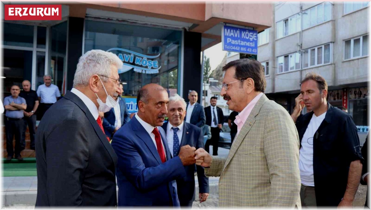 TOBB Başkanı Hisarcıklıoğlu, Oltu'yu ziyaret etti