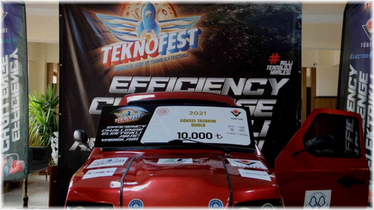 TOGG'u örnek alarak elektronik araba ürettiler iki ödül birden kazandılar