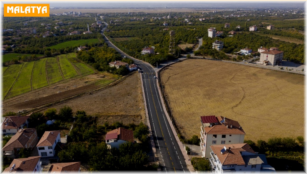 Topsöğüt Malatya Caddesi'ne yeni asfalt