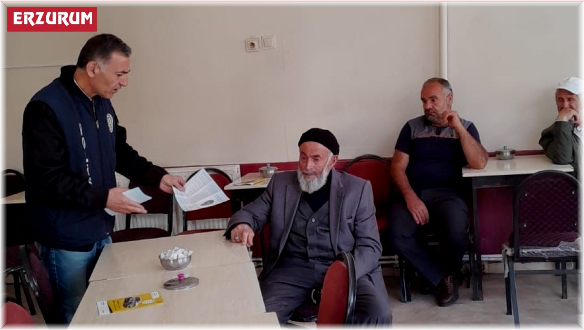 Tortum'da polisten vatandaşa uyarı