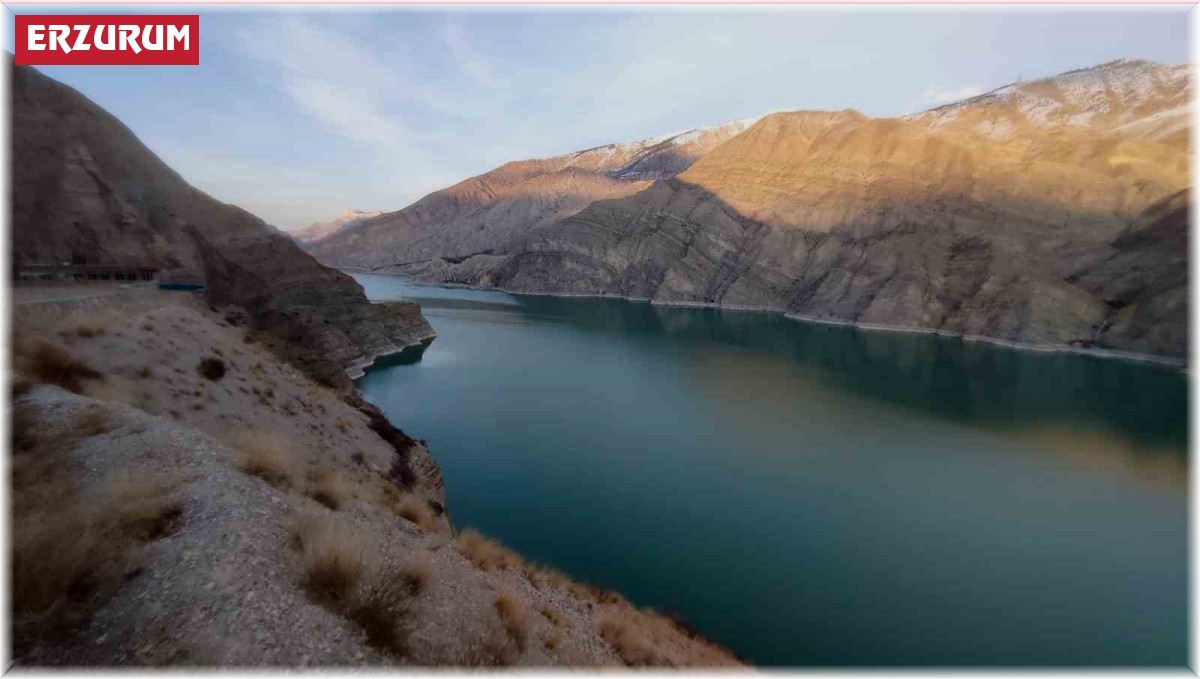 Tortum Gölü'nde son 10 yılın en düşük su seviyesi görüldü