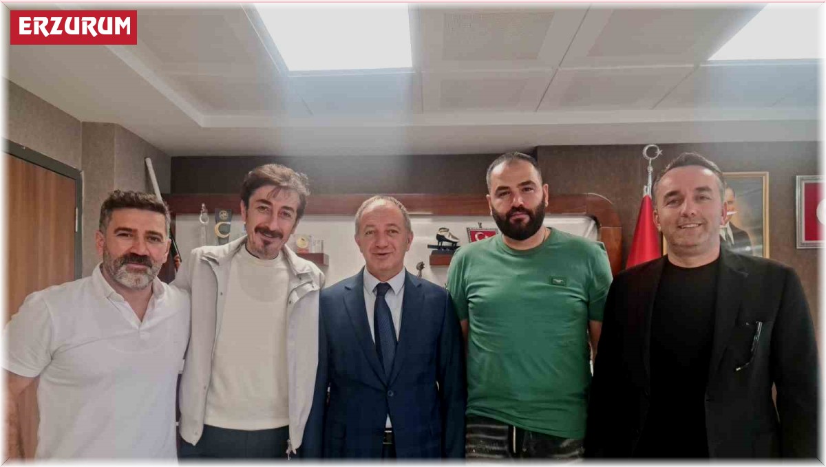 Tortumspor'dan Çakmur'a nezaket ziyareti