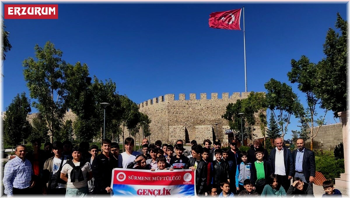 Trabzonlu öğrenciler Erzurum'da enerji depoladı