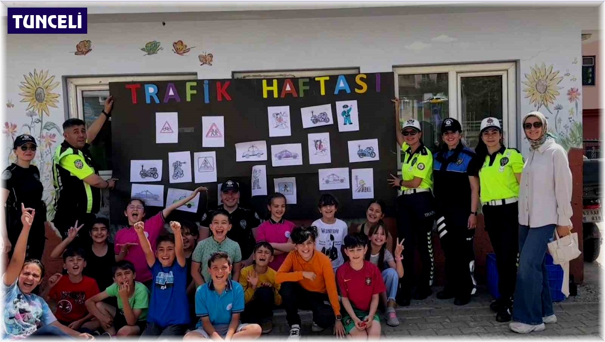 Trafik Haftası'nda Tunceli'de öğrenciler bilgilendirildi