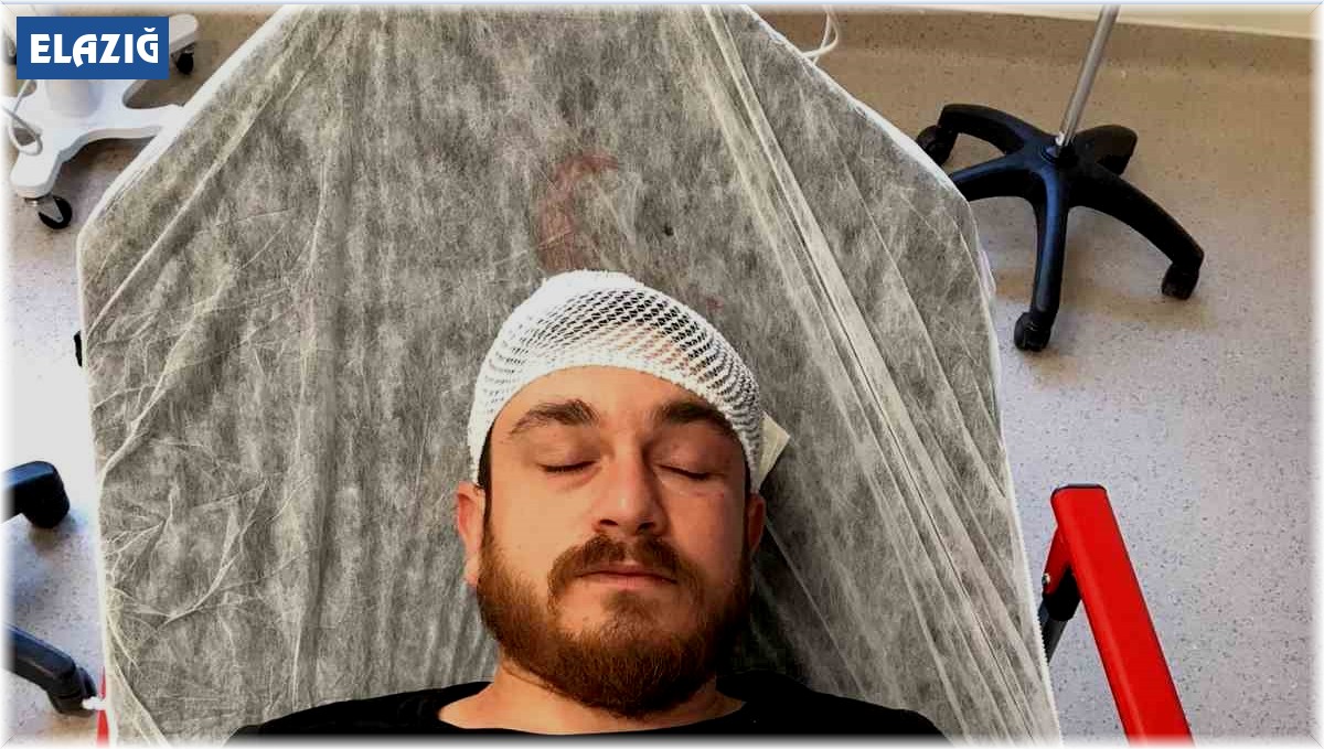 Trafikte tartıştığı sürücünün başına çekiçle vurdu