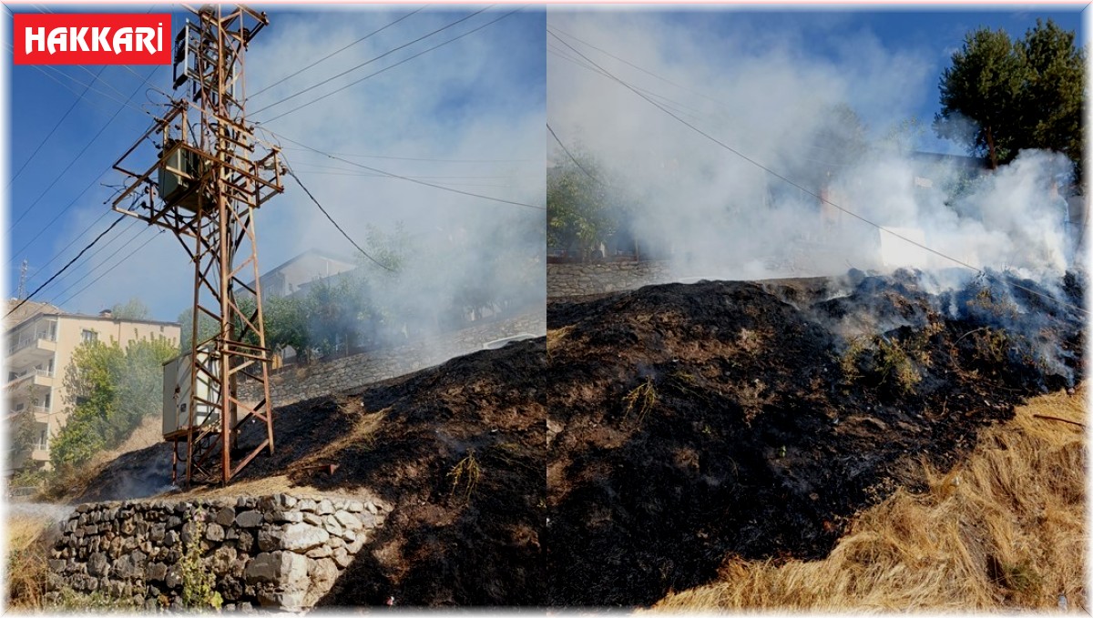 Trafoda çıkan yangına itfaiye müdahale etti
