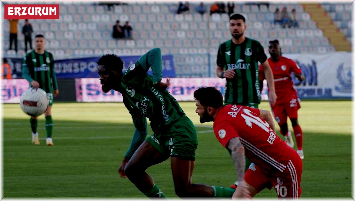Trendyol 1. Lig: Erzurumspor FK: 0 - Sakaryaspor: 0