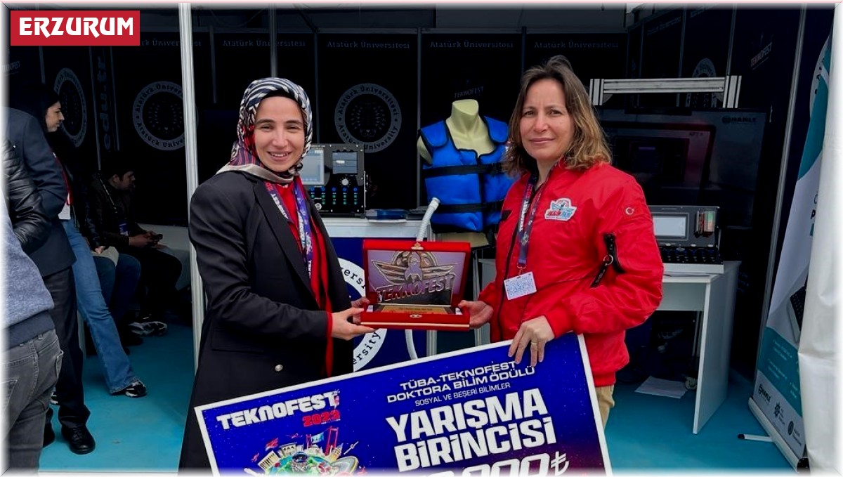 TÜBA Teknofest Doktora Bilim Ödülüne dr. Sümeyye Ulaş layık görüldü