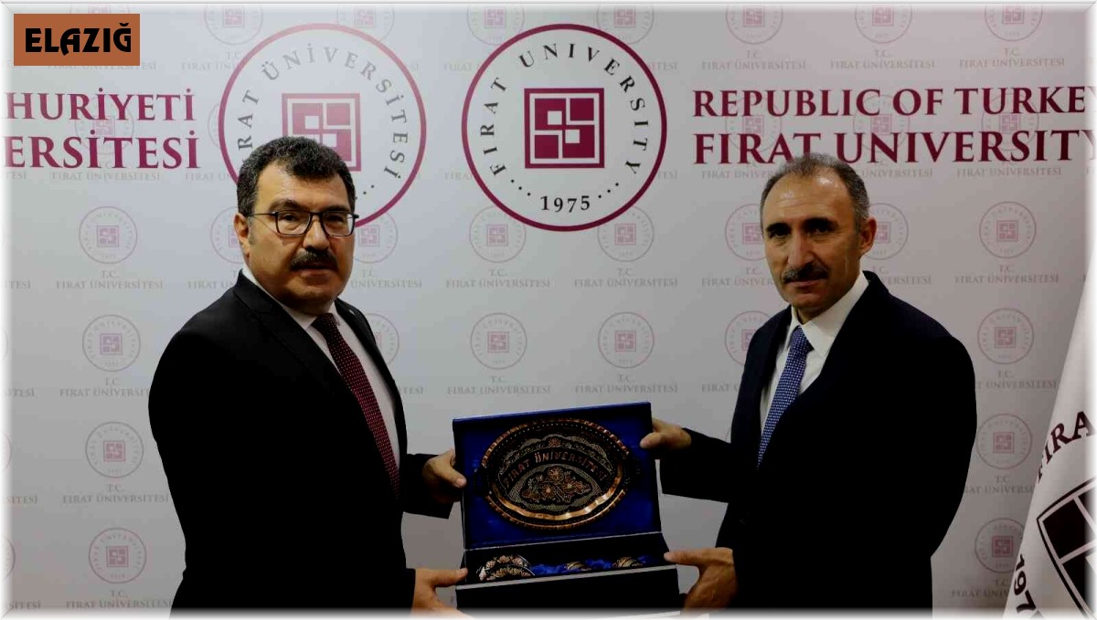 TUBİTAK Başkanı Mandal, Rektör Göktaş ile bir araya geldi