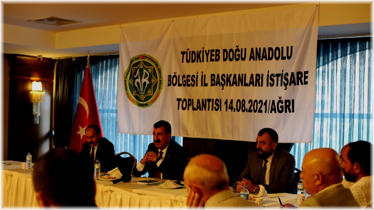TÜDKİYEB bölge toplantısı Ağrı’da düzenlendi