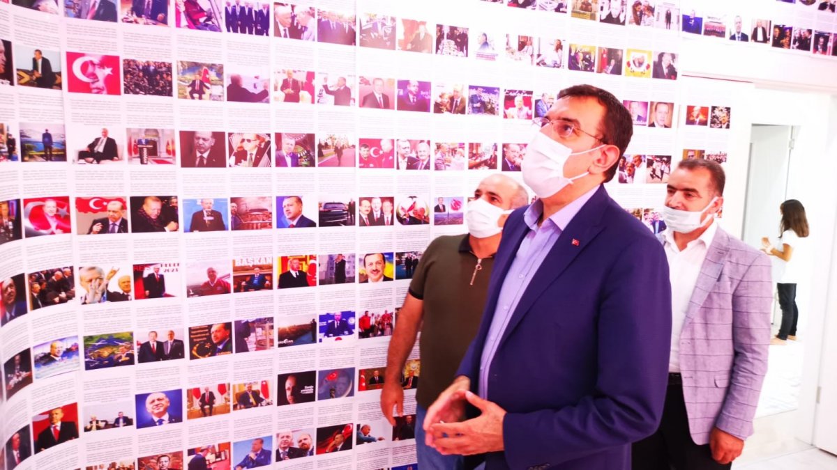 Tüfenkci, vatan ve Cumhurbaşkanı sevgisiyle 2 bin 23 sayfa şiir yazan başyiğit'i ziyaret etti