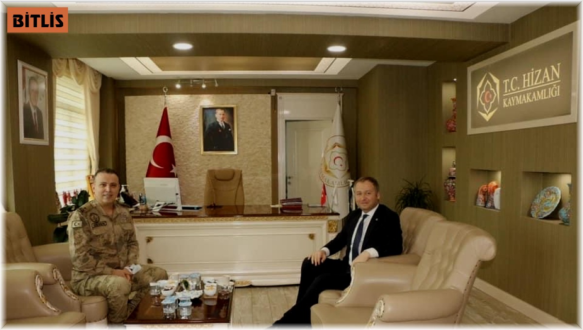 Tuğgeneral Güven'den Kaymakam Yelek'e ziyaret