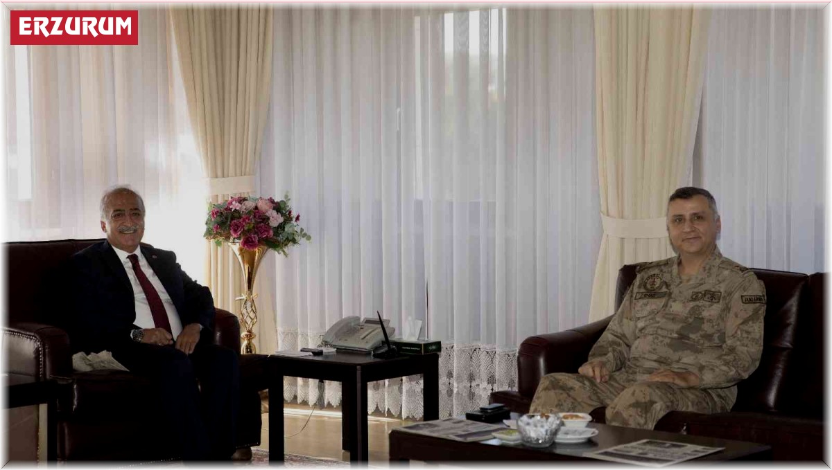 Tuğgeneral Metin Düz'den Rektör Çomaklı'ya ziyaret