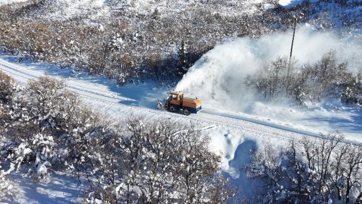 Tunceli'de 125 köy yolu ulaşıma kapandı