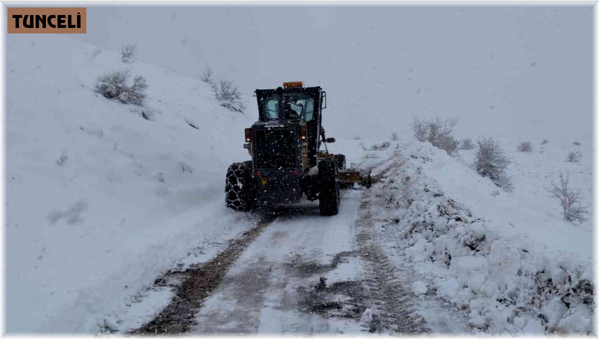 Tunceli'de 144 köy yolu ulaşıma kapandı