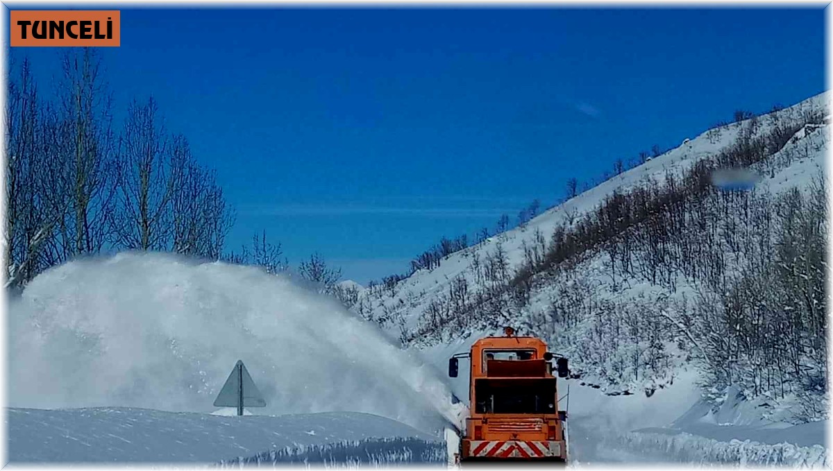 Tunceli'de 154 köy yolu ulaşıma kapandı, bir ilçede eğitime ara verildi
