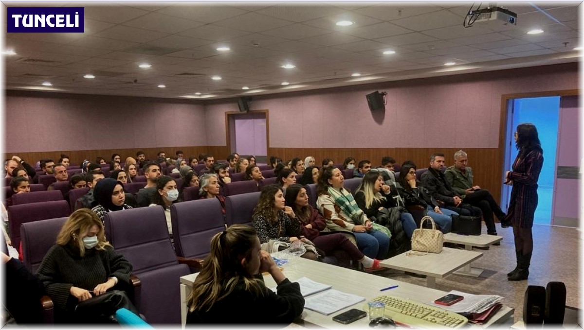 Tunceli'de 154 sağlık personeline 'çocuk ihmal ve istismarı farkındalık' eğitimi