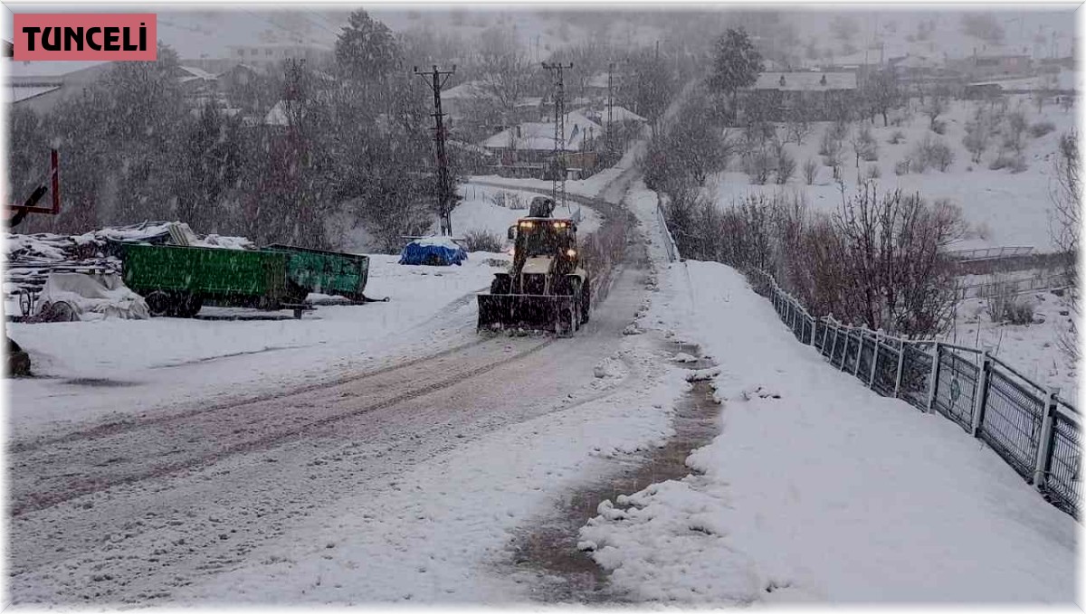Tunceli'de 163 köy yolu ulaşıma kapandı