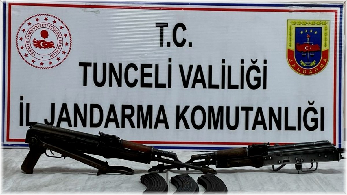 Tunceli'de 2 sığınak imha edildi: Çok sayıda mühimmat ele geçirildi