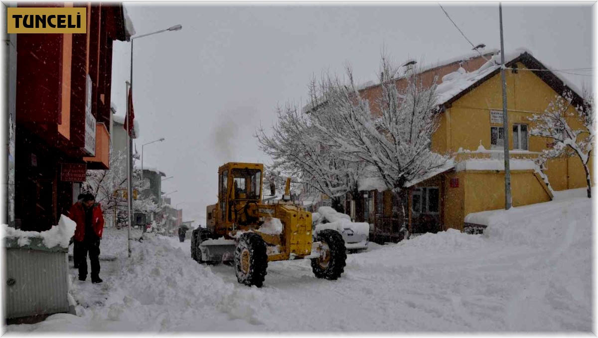Tunceli'de 214 köy yolu ulaşıma kapandı
