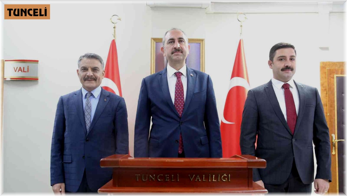 Tunceli'de 22 yıl sonra bir ilk yaşandı, Adalet Bakanı Gül Tunceli'de incelemelerde bulundu