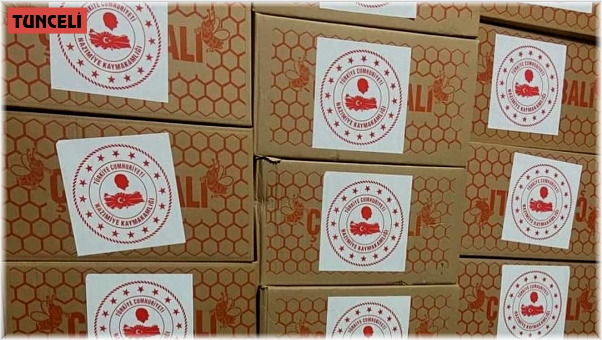 Tunceli'de 225 ihtiyaç sahibi aileye koli yardımı
