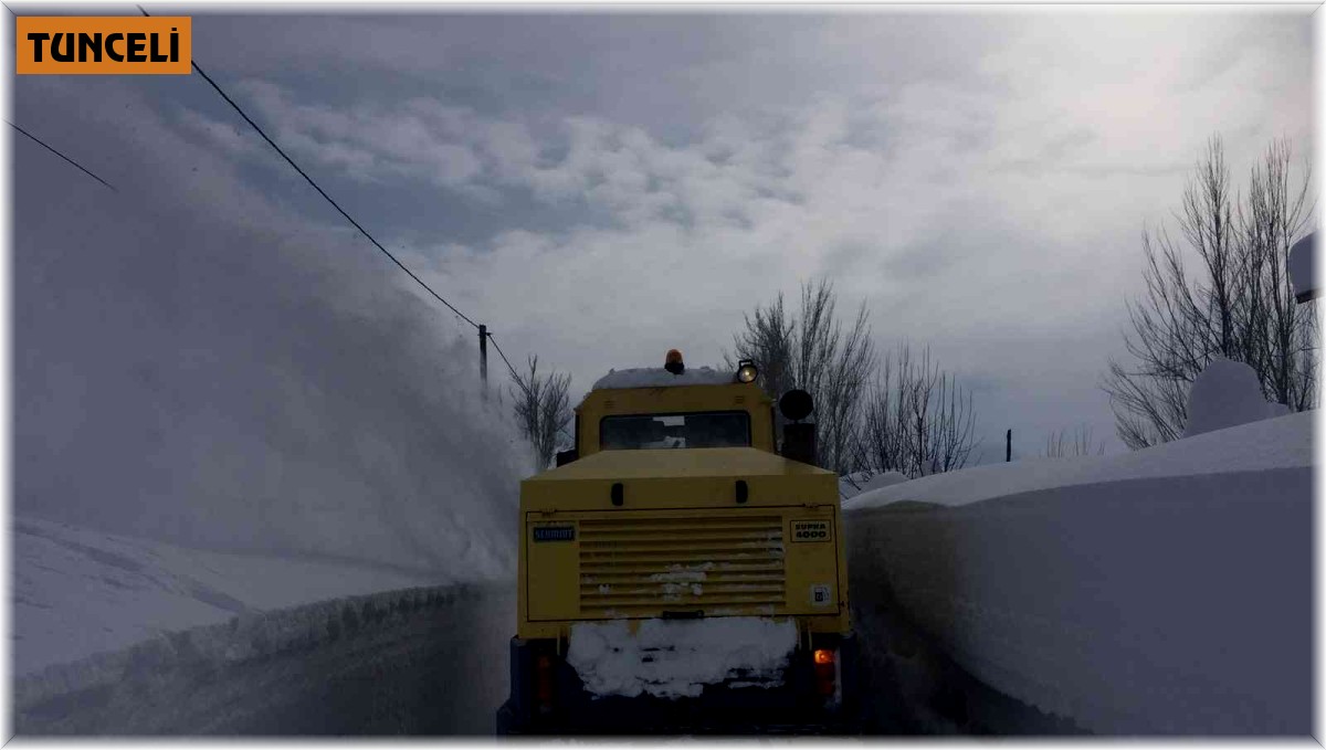 Tunceli'de 269 köy yolu ulaşıma kapandı