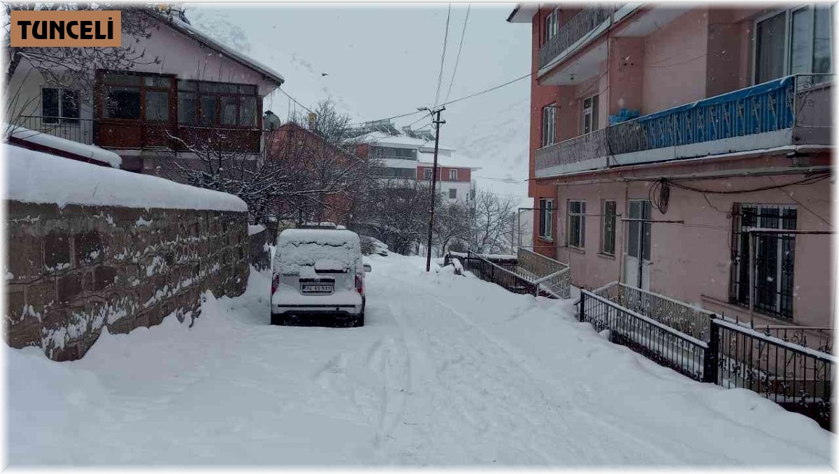 Tunceli'de 287 köy yolu ulaşıma kapalı