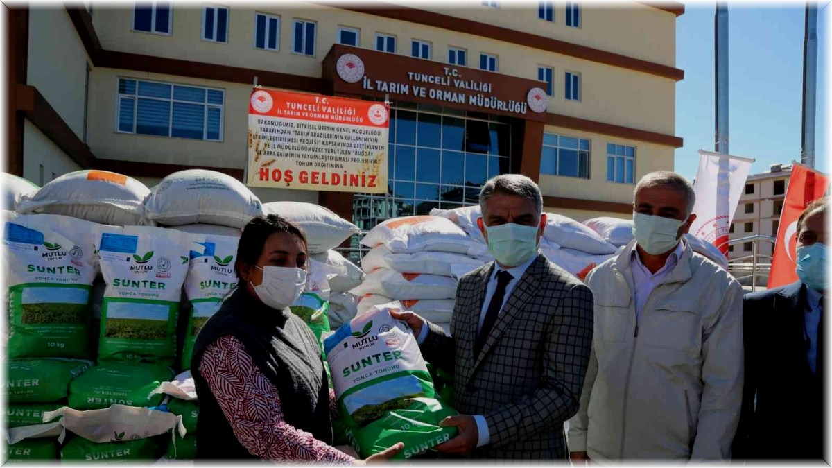Tunceli'de 31 bin dekarlık alanda yem bitkisi, buğday ve arpa ekilecek
