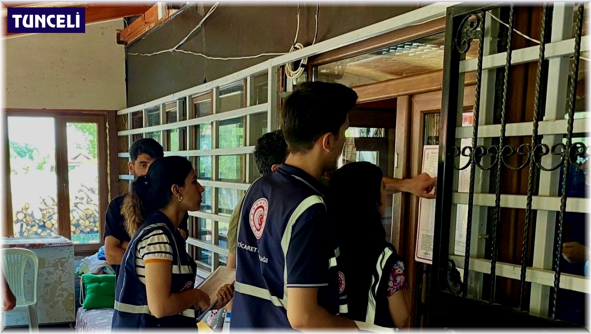 Tunceli'de, 32 işletmeye ceza kesildi