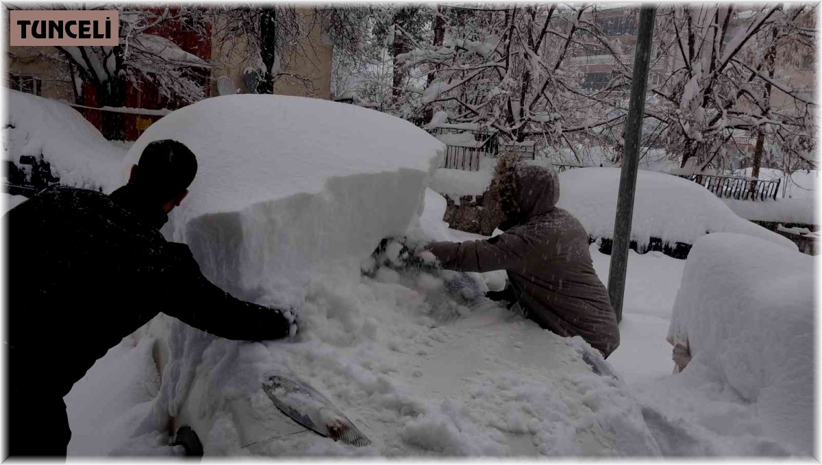 Tunceli'de 347 köy yolu ulaşıma kapandı