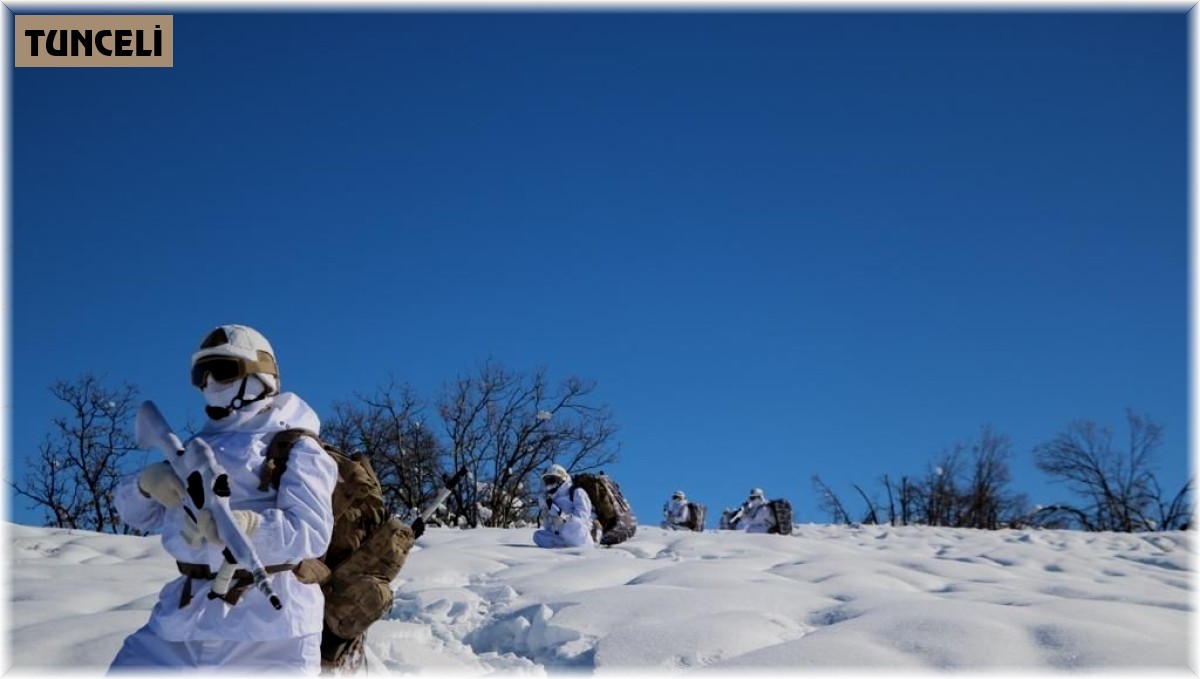 Tunceli'de 5 sığınak imha edildi