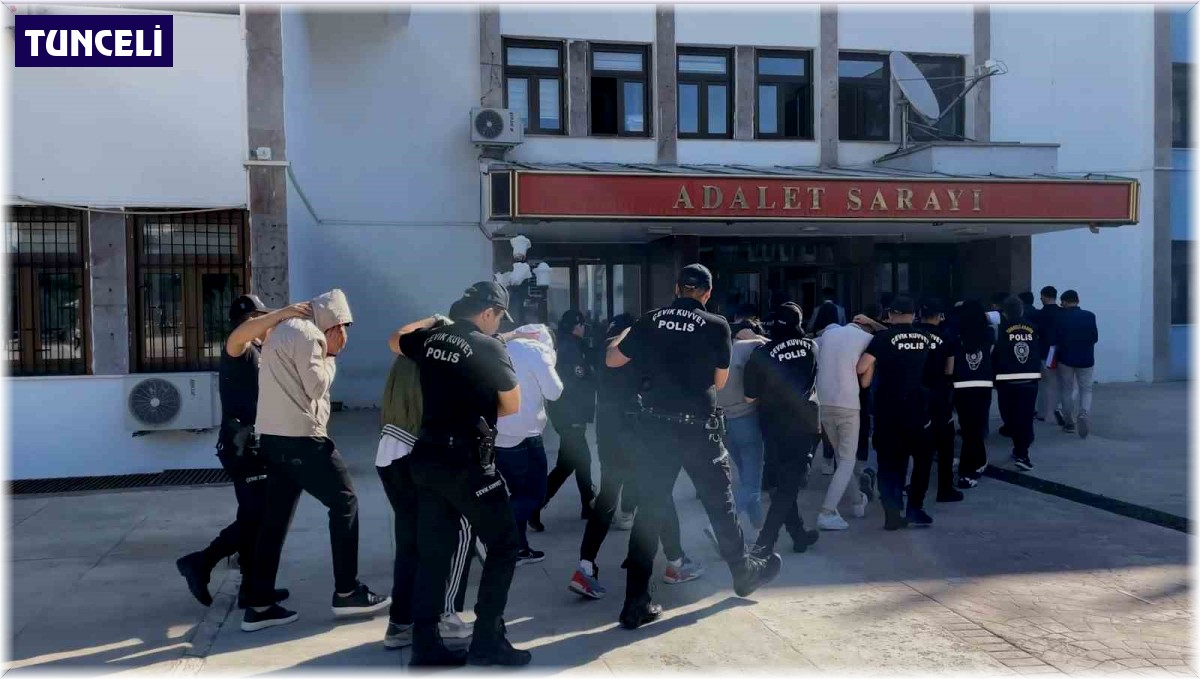 Tunceli'de 50 milyon liralık vurgun yapan çeteye operasyon: 17 gözaltı