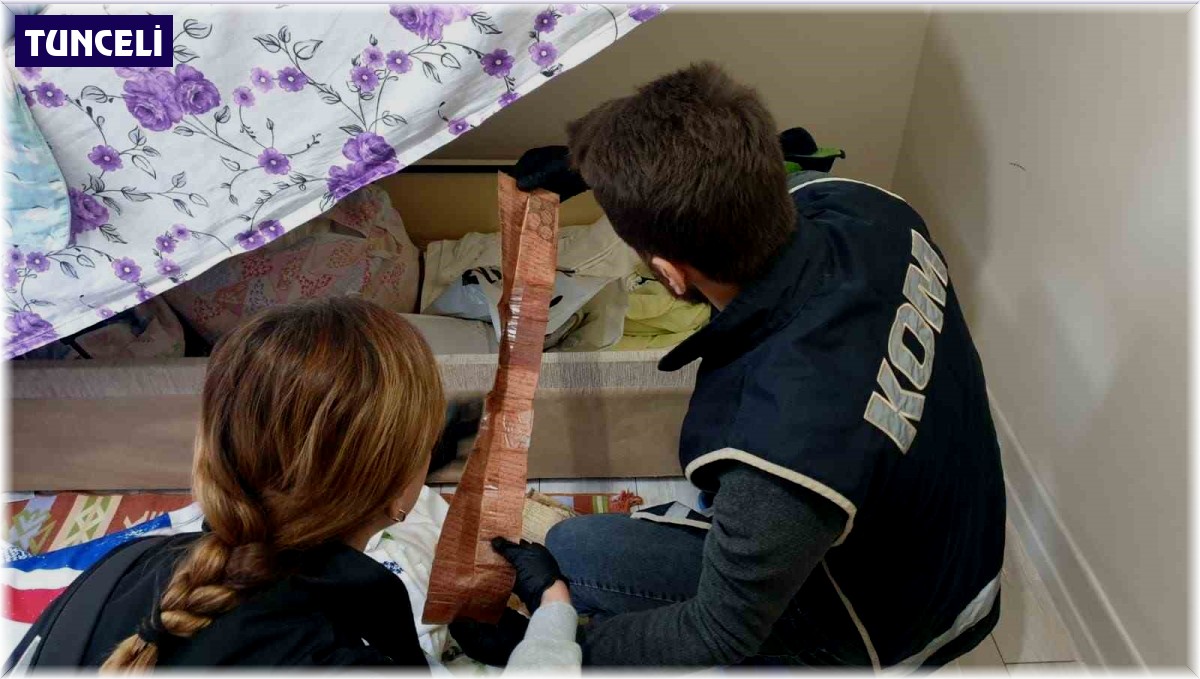 Tunceli'de 51 adet tarihi eser niteliğinde obje ele geçirildi