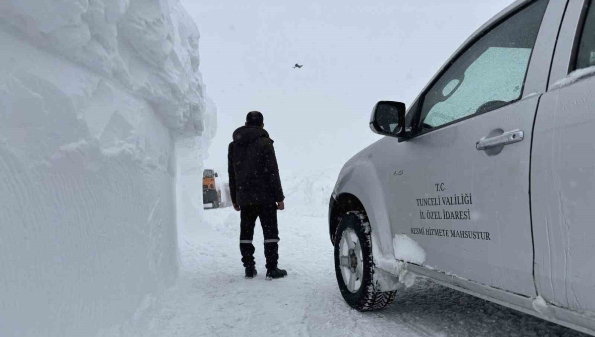 Tunceli'de 83 köy yolu ulaşıma kapalı