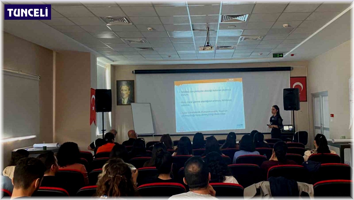 Tunceli'de afet durumunda psikososyal müdahale ekiplerine eğitim