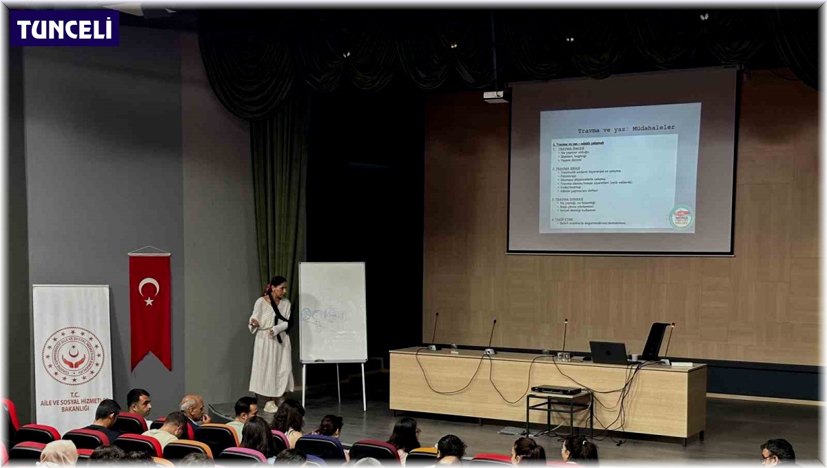 Tunceli'de Afet Müdahale Planı çerçevesinde travma eğitimleri düzenlendi