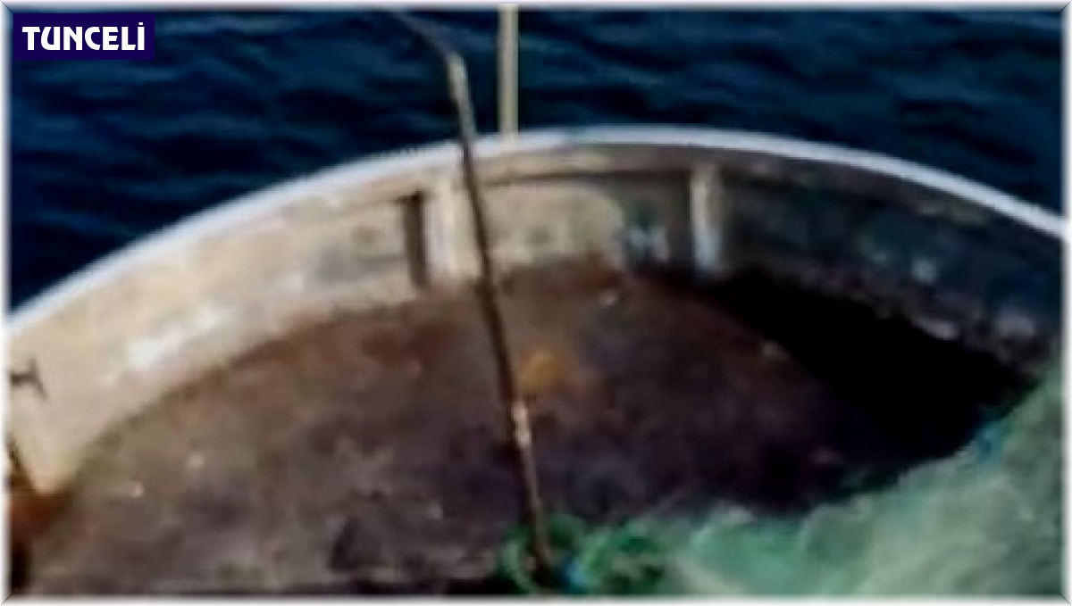 Tunceli'de ağa takılan balıkçıl kurtarıldı
