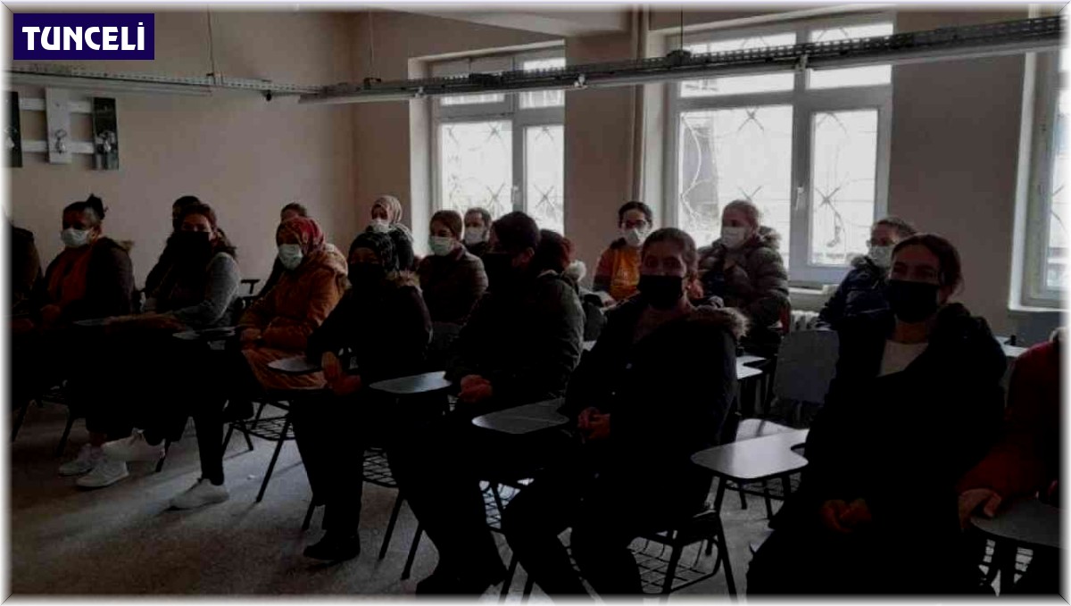 Tunceli'de aile eğitimlerinden 832 kişi faydalandı
