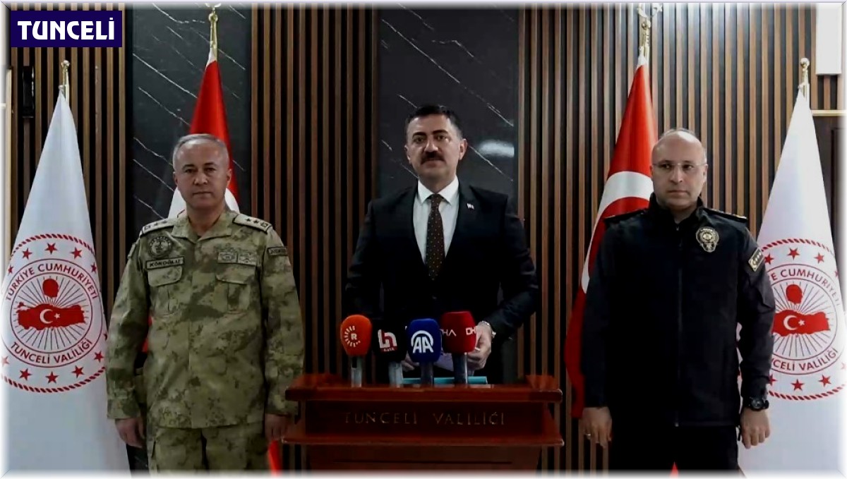 Tunceli'de asayiş ve güvenlik bilgilendirme toplantısı