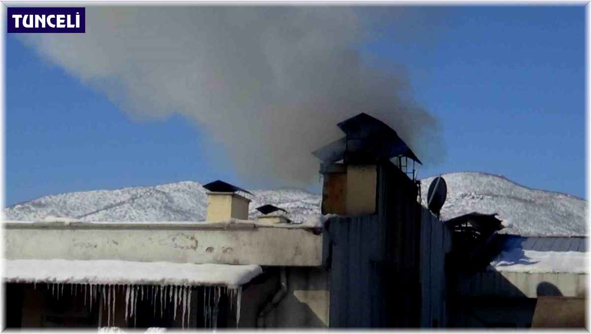 Tunceli'de baca yangını büyümeden söndürüldü