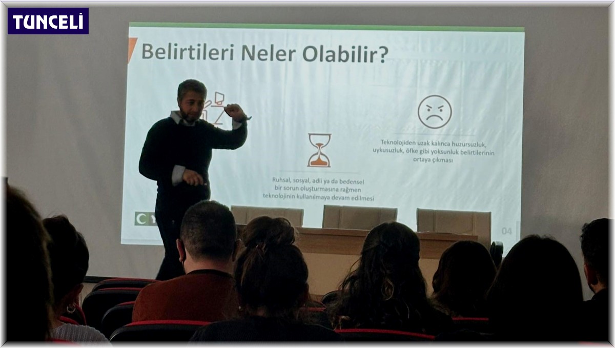 Tunceli'de bağımlılıkla mücadele eğitimleri