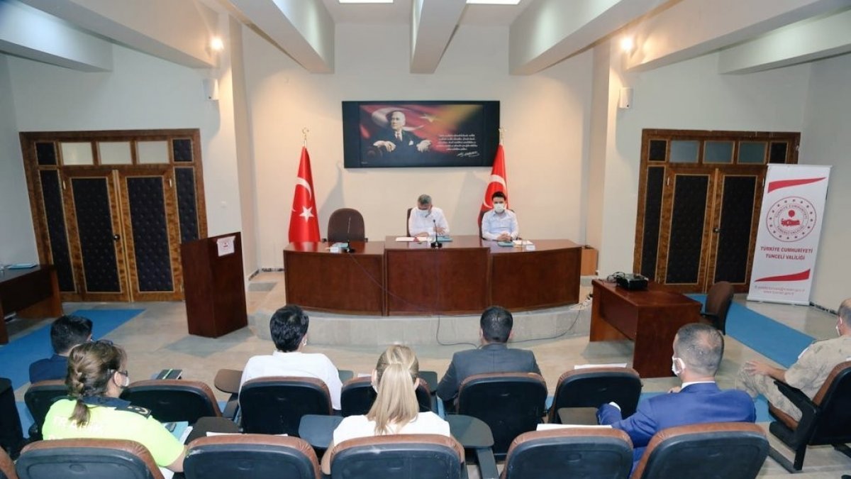 Tunceli'de bayramda alınacak tedbirler değerlendirildi