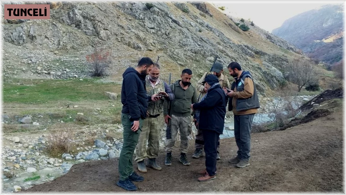 Tunceli'de belgesiz avlanan şahsa idari işlem yapıldı