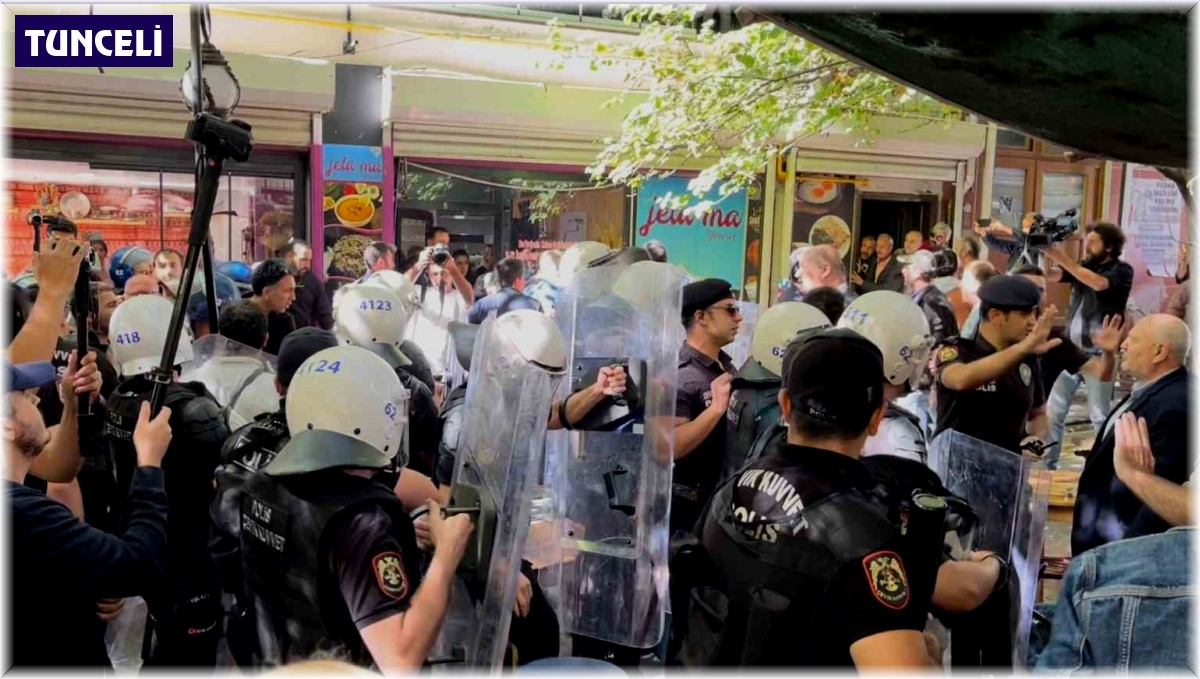 Tunceli'de bir grup, yasağa rağmen açıklama yapmak istedi: 8 gözaltı