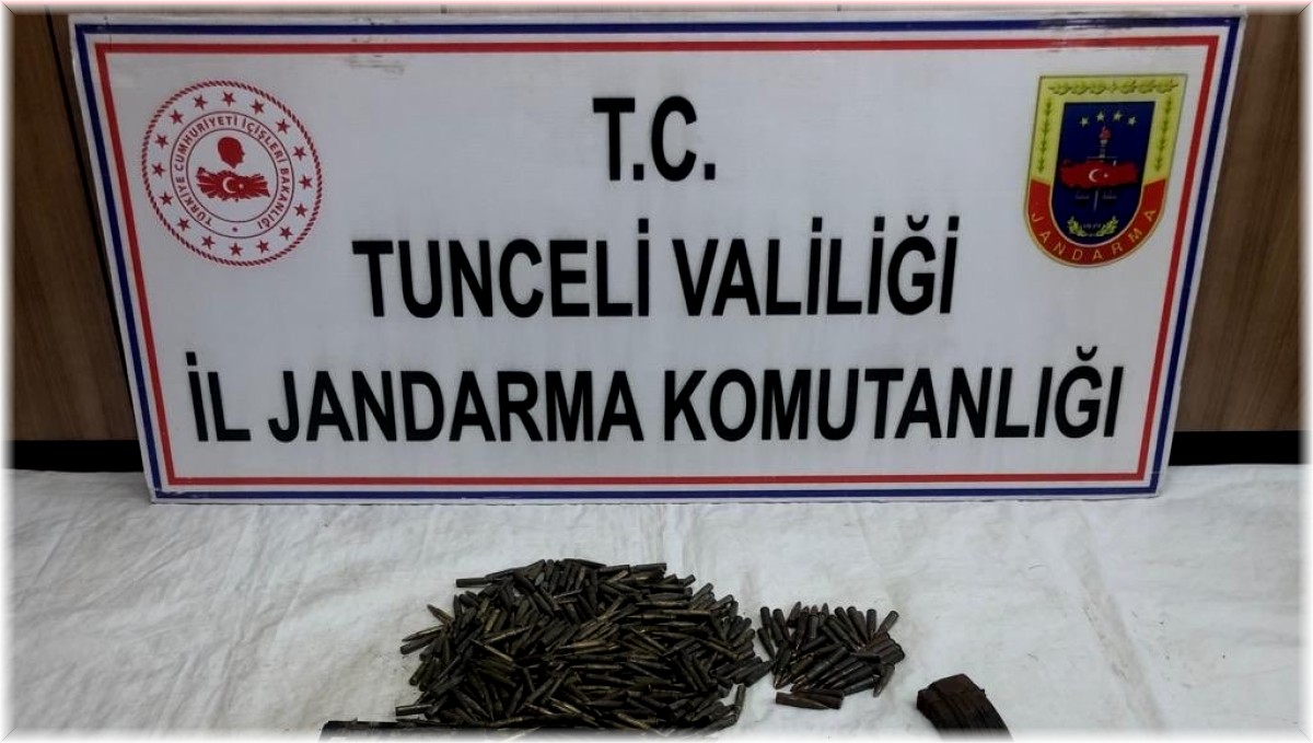 Tunceli'de çok sayıda mühimmat ve yaşam malzemesi ele geçirildi