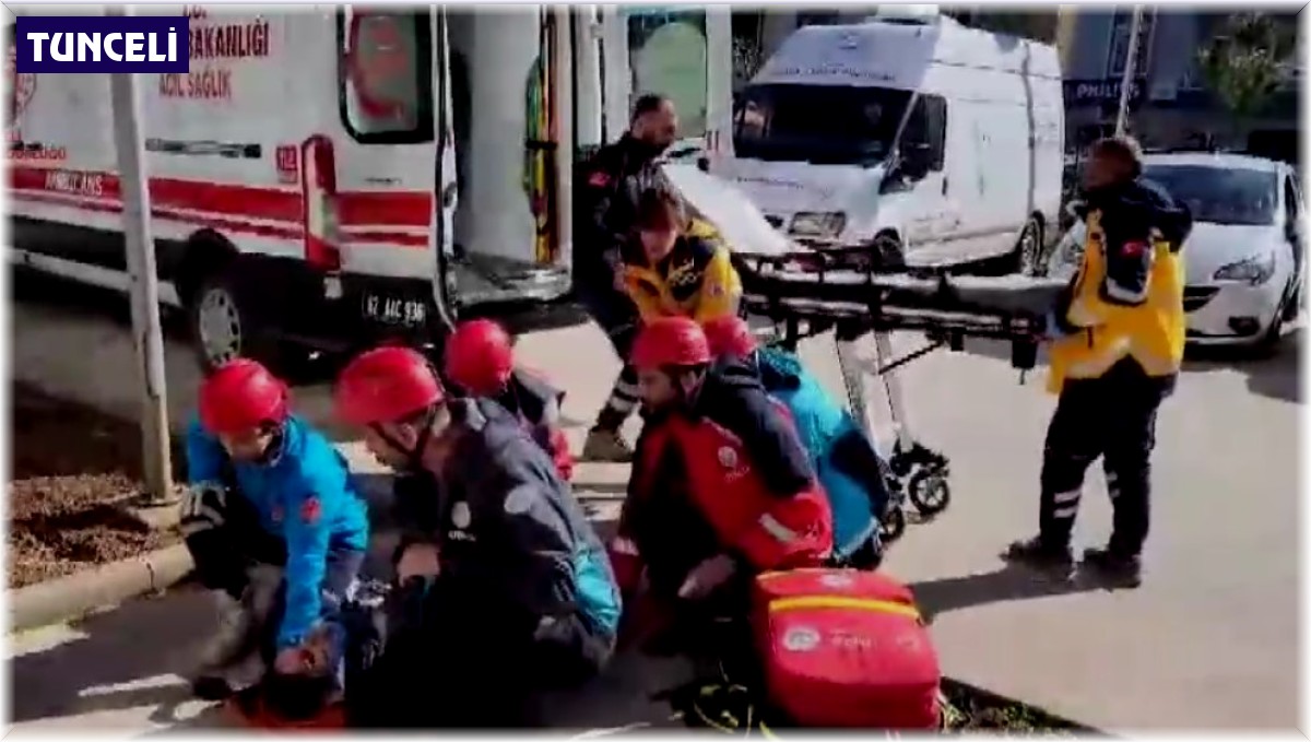 Tunceli'de deprem ve bina tahliye tatbikatı