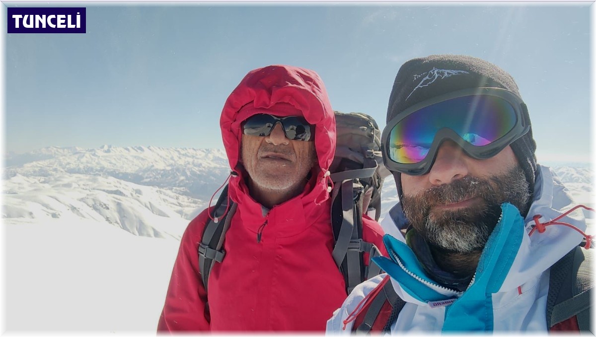 Tunceli'de, depremde hayatını kaybedenler anısına tırmanış gerçekleştirildi